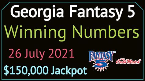 Friday, July 14 2023. . Georgia fantasy 5 numbers